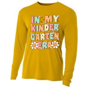 In My Kindergarten Era Groovy Kindergarten Back To SchooL Cooling Performance Long Sleeve Crew