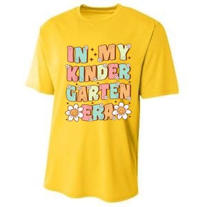 In My Kindergarten Era Groovy Kindergarten Back To SchooL Performance Sprint T-Shirt