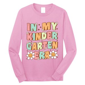 In My Kindergarten Era Groovy Kindergarten Back To SchooL Long Sleeve Shirt