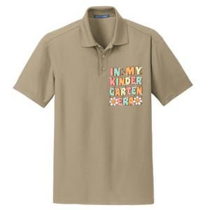 In My Kindergarten Era Groovy Kindergarten Back To SchooL Dry Zone Grid Polo