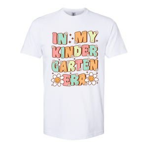 In My Kindergarten Era Groovy Kindergarten Back To SchooL Softstyle CVC T-Shirt