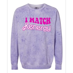 I Match Kenergy Colorblast Crewneck Sweatshirt