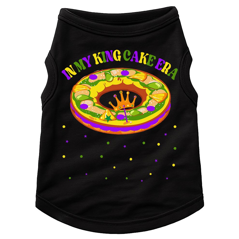 In My King Cake Era Festival Parade Mardi Gras King Cake Era Doggie Tank