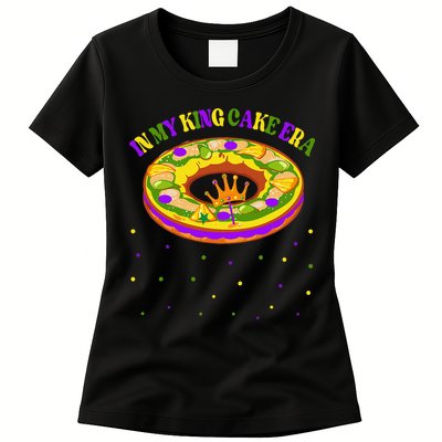 In My King Cake Era Festival Parade Mardi Gras King Cake Era Womens T-Shirt