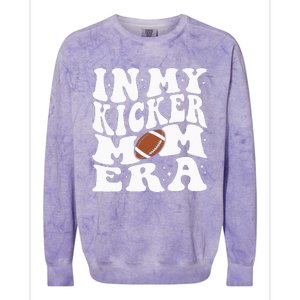 In My Kicker Mom Football Era Kicker Mama Football Christmas Colorblast Crewneck Sweatshirt