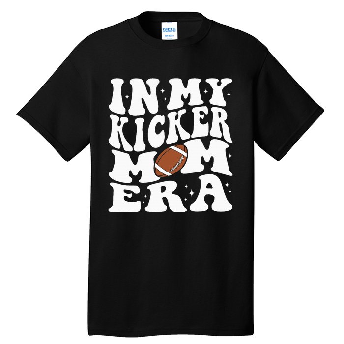 In My Kicker Mom Football Era Kicker Mama Football Christmas Tall T-Shirt