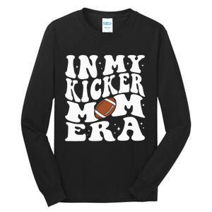 In My Kicker Mom Football Era Kicker Mama Football Christmas Tall Long Sleeve T-Shirt