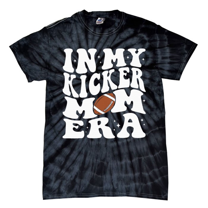 In My Kicker Mom Football Era Kicker Mama Football Christmas Tie-Dye T-Shirt