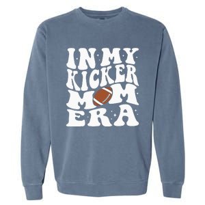 In My Kicker Mom Football Era Kicker Mama Football Christmas Garment-Dyed Sweatshirt