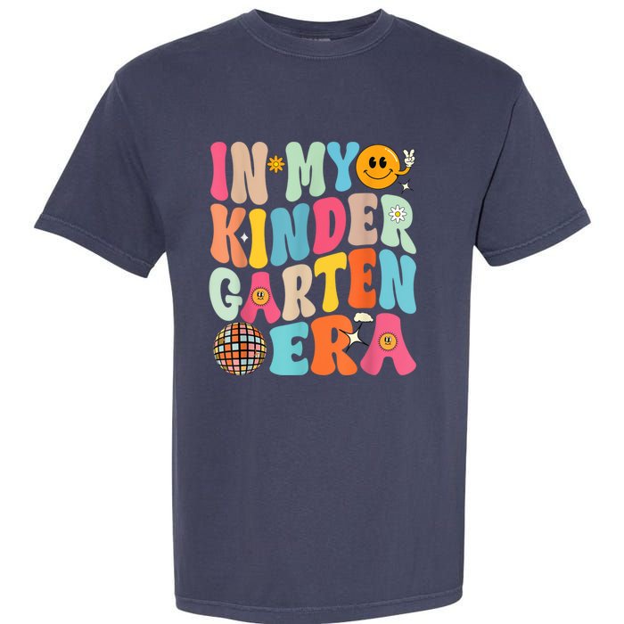 In My Kinder Garten Era Groovy Back To School Gift Garment-Dyed Heavyweight T-Shirt