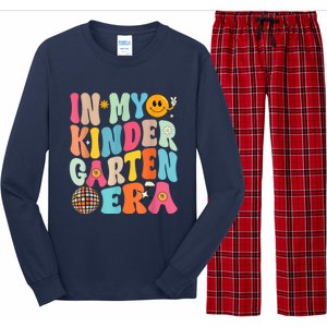 In My Kinder Garten Era Groovy Back To School Gift Long Sleeve Pajama Set