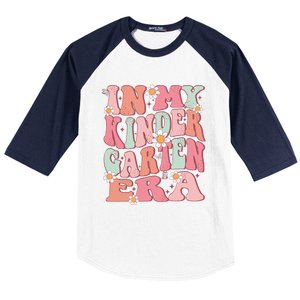 In My Kindergarten Era Girl Cute Back To School Kindergarten Baseball Sleeve Shirt