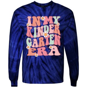 In My Kindergarten Era Girl Cute Back To School Kindergarten Tie-Dye Long Sleeve Shirt