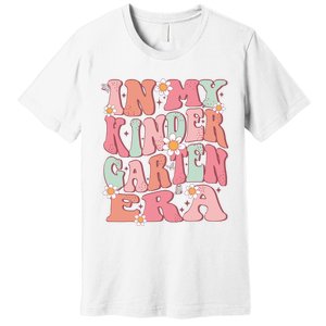 In My Kindergarten Era Girl Cute Back To School Kindergarten Premium T-Shirt