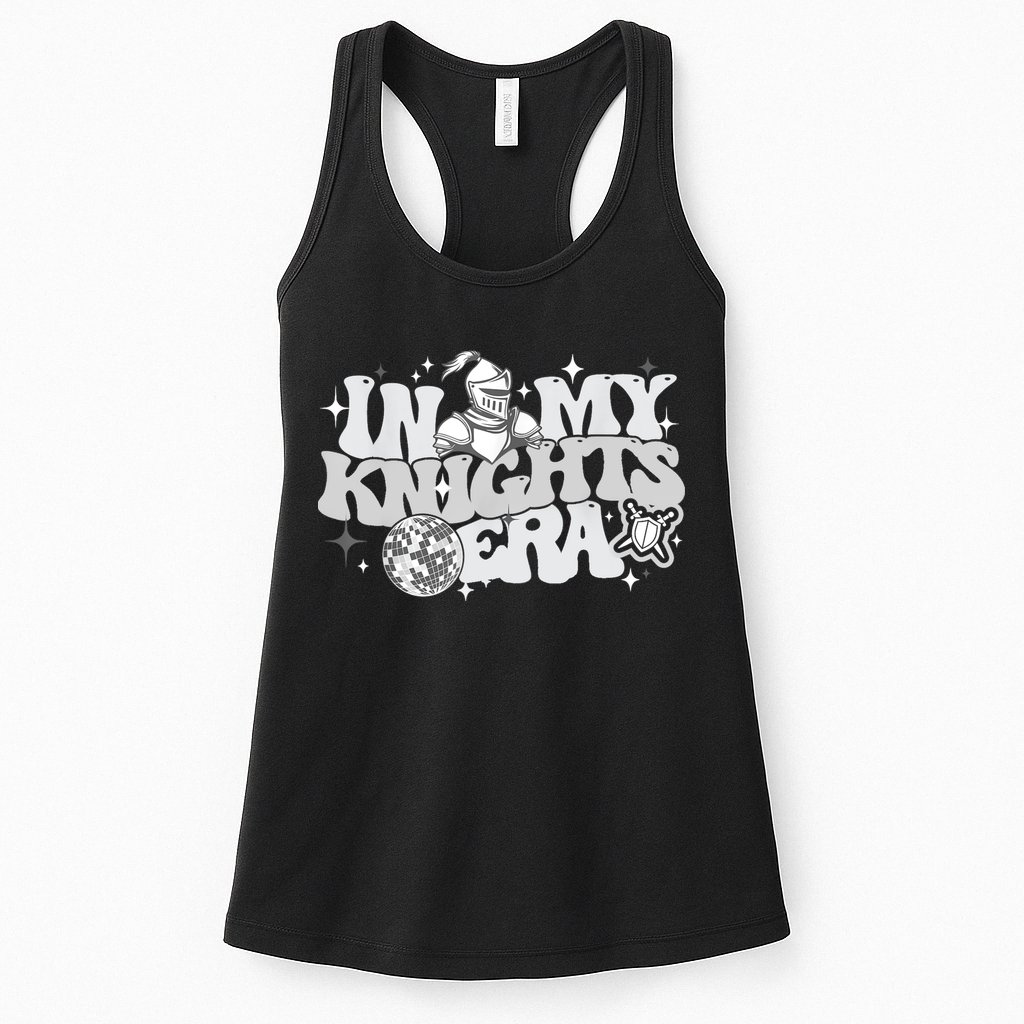 In My Knights Era Back To School Mascot Spirit Game Squad Womens Tank Top