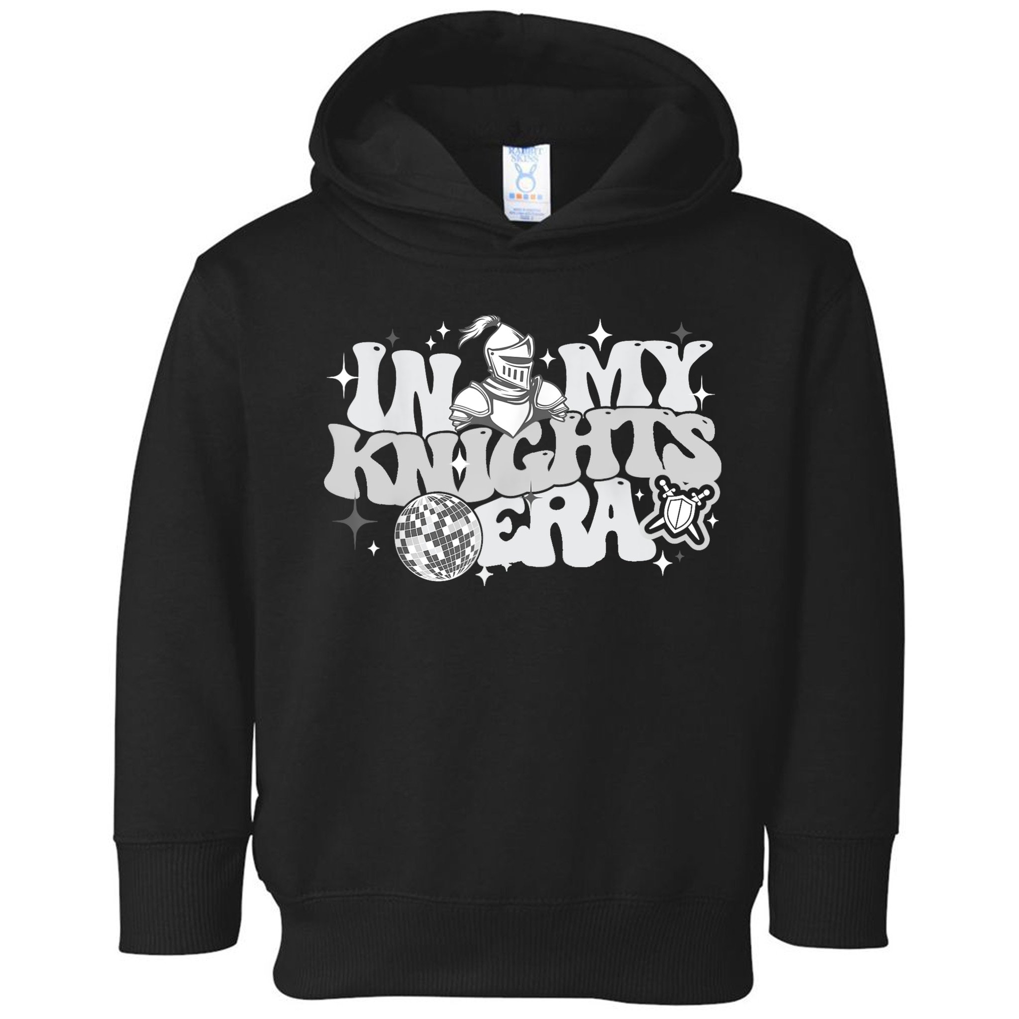 In My Knights Era Back To School Mascot Spirit Game Squad Toddler Hoodie
