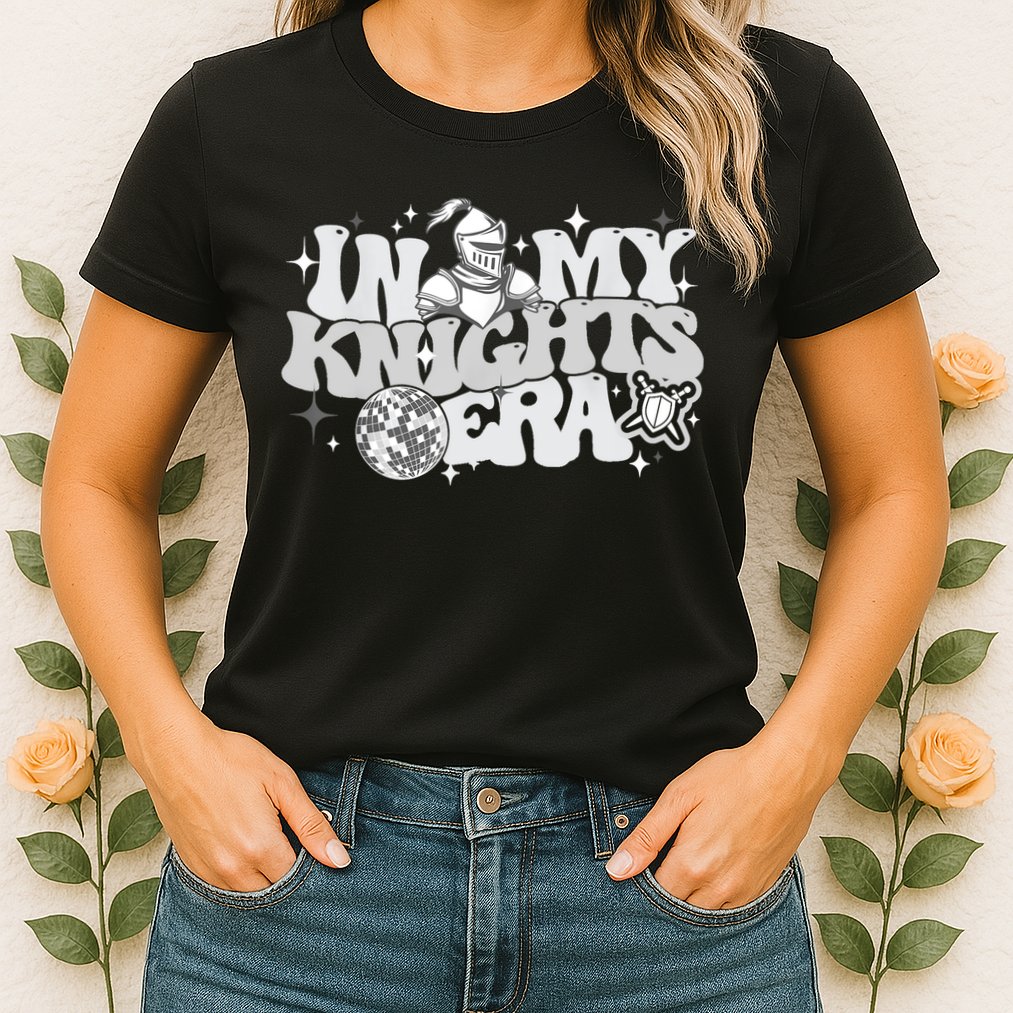 In My Knights Era Back To School Mascot Spirit Game Squad Womens T-Shirt