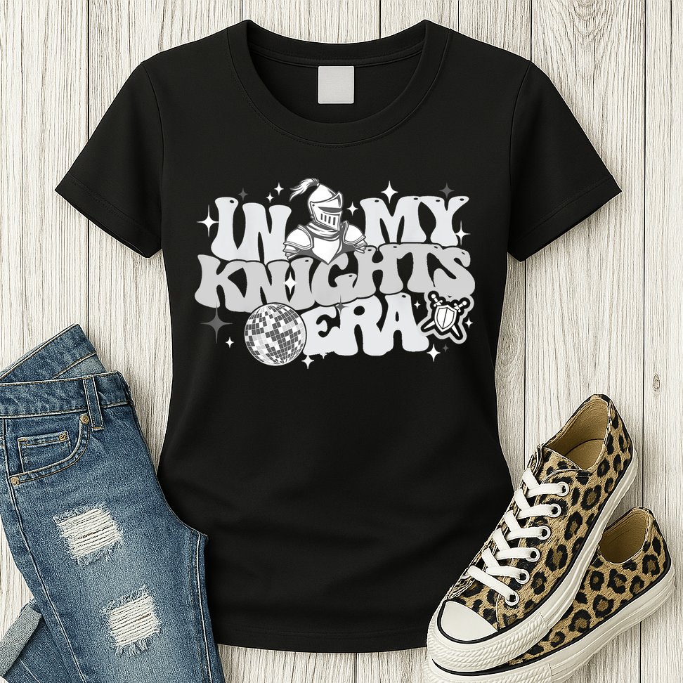 In My Knights Era Back To School Mascot Spirit Game Squad Womens T-Shirt