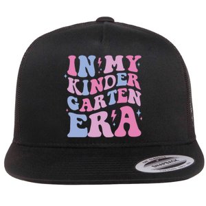 In My Kindergarten Era Retro Kindergartener Flat Bill Trucker Hat