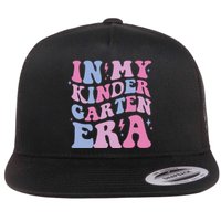 In My Kindergarten Era Retro Kindergartener Flat Bill Trucker Hat