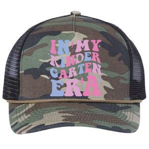 In My Kindergarten Era Retro Kindergartener Retro Rope Trucker Hat Cap