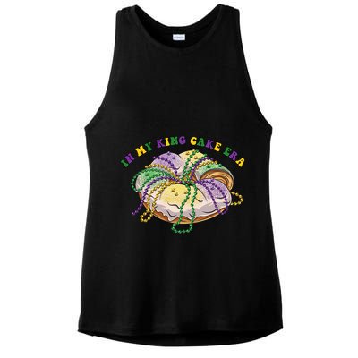 In My King Cake Era Mardi Gras Ladies PosiCharge Tri-Blend Wicking Tank