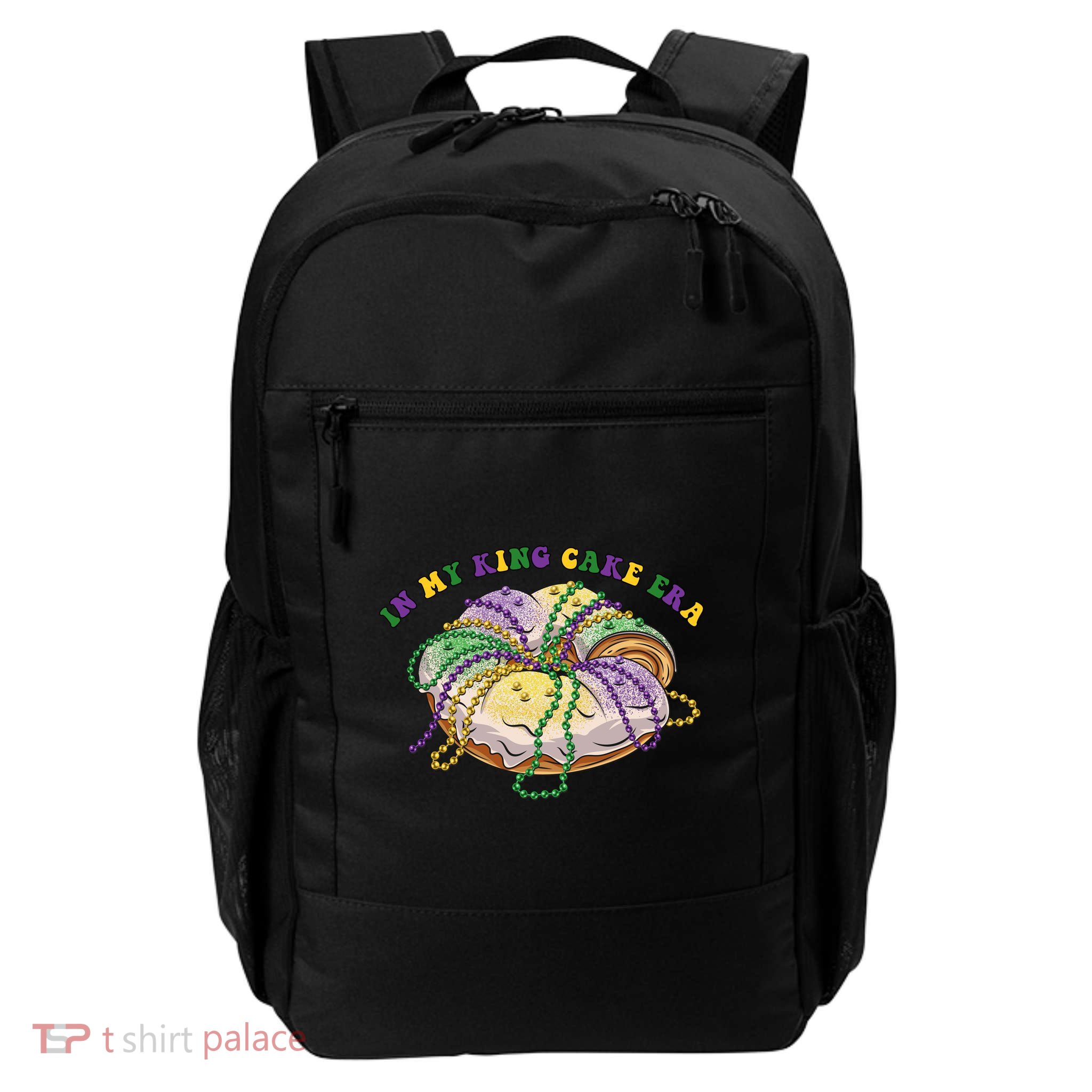 In My King Cake Era Mardi Gras Daily Commute Backpack