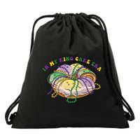 In My King Cake Era Mardi Gras Drawstring Bag