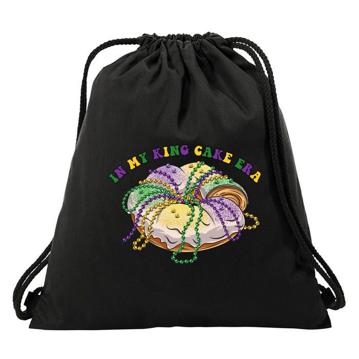 In My King Cake Era Mardi Gras Drawstring Bag