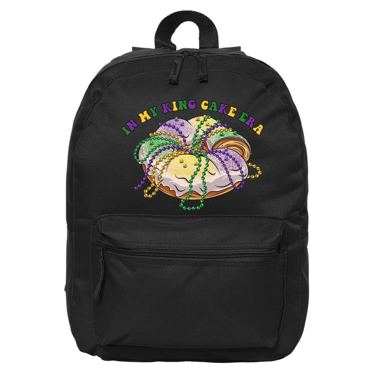 In My King Cake Era Mardi Gras 16 in Basic Backpack