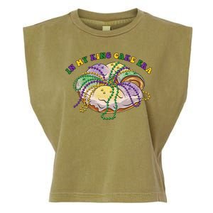 In My King Cake Era Mardi Gras Garment-Dyed Women's Muscle Tee