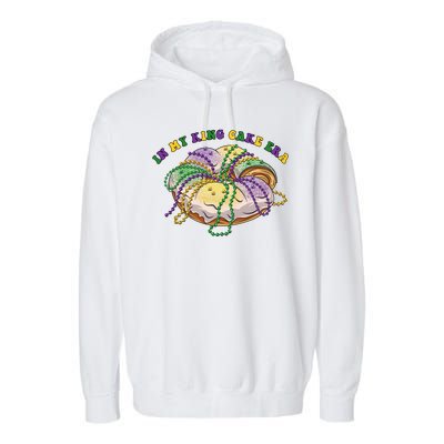 In My King Cake Era Mardi Gras Garment-Dyed Fleece Hoodie