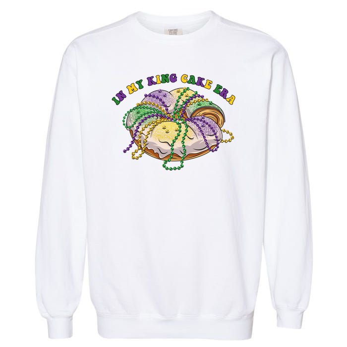 In My King Cake Era Mardi Gras Garment-Dyed Sweatshirt