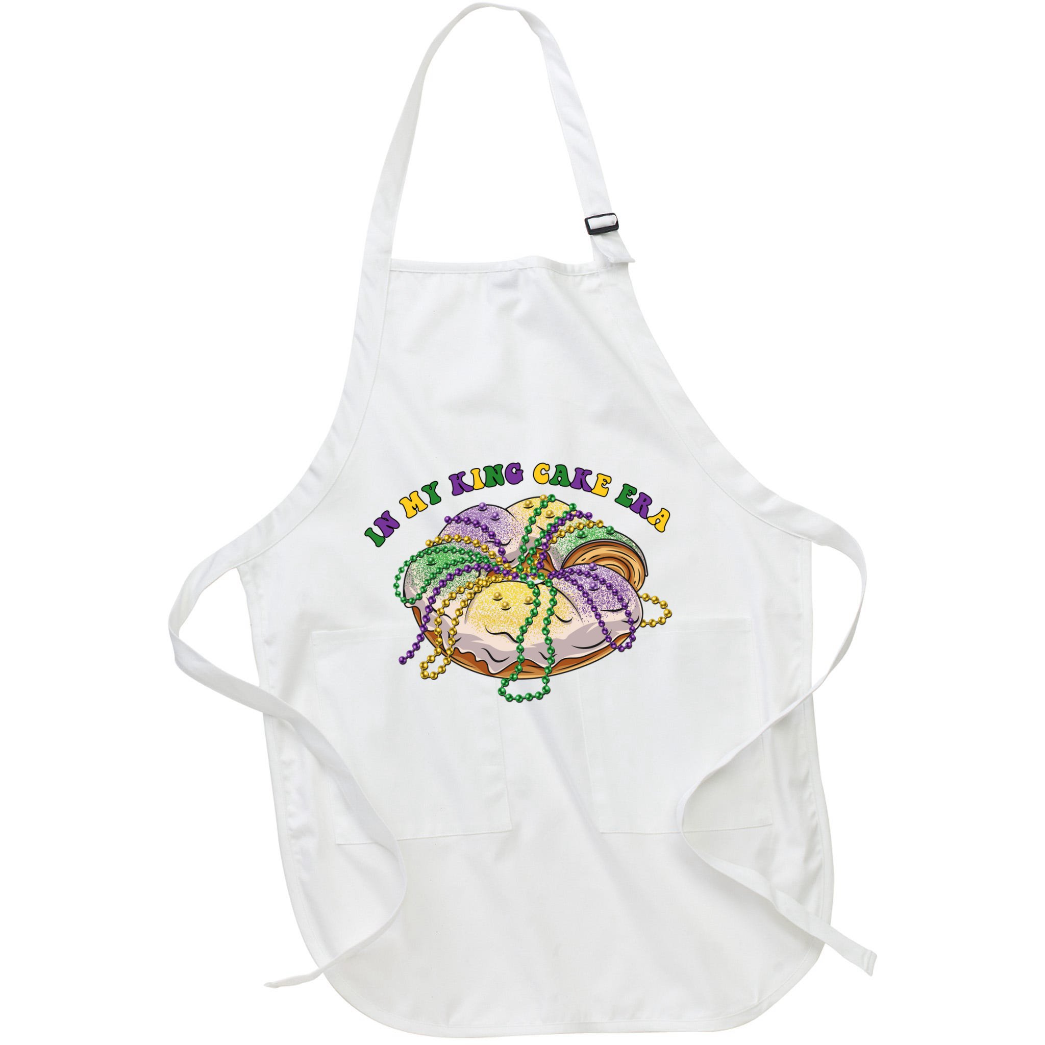 In My King Cake Era Mardi Gras Apron