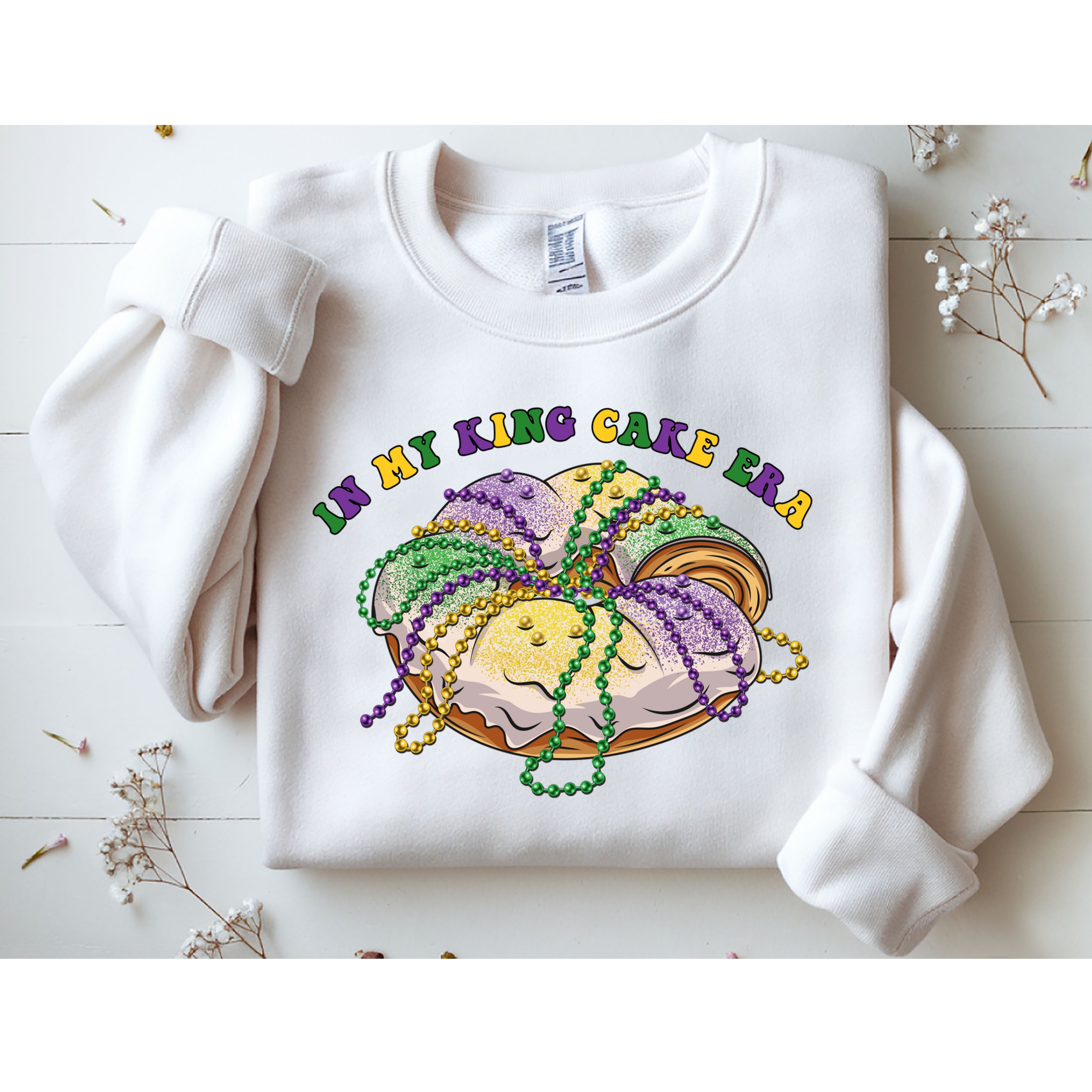 In My King Cake Era Mardi Gras Sweatshirt