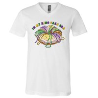 In My King Cake Era Mardi Gras V-Neck T-Shirt