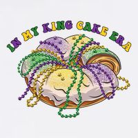 In My King Cake Era Mardi Gras Sustainable Bucket Hat