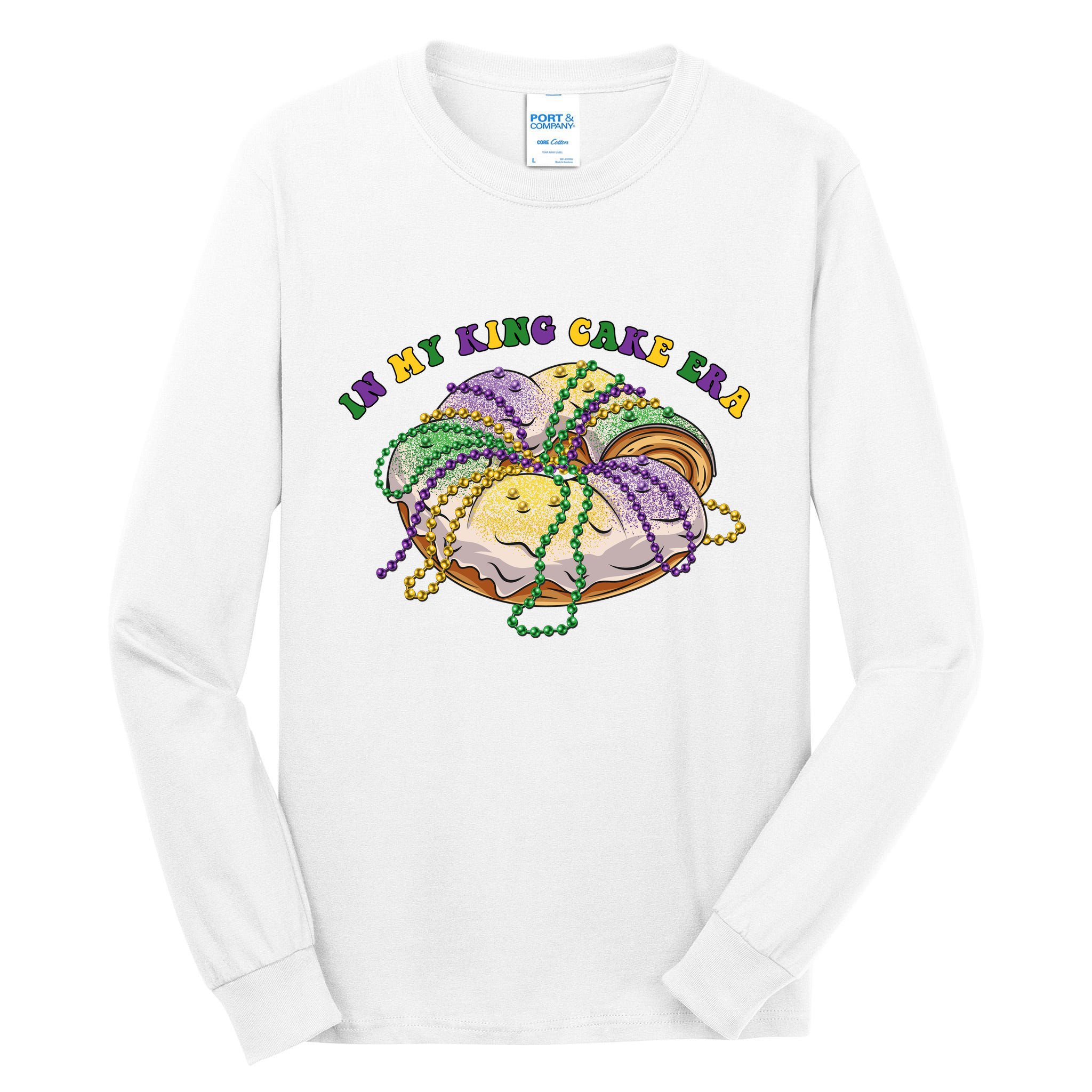 In My King Cake Era Mardi Gras Tall Long Sleeve T-Shirt