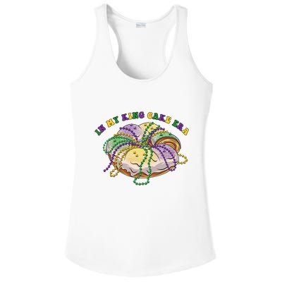 In My King Cake Era Mardi Gras Ladies PosiCharge Competitor Racerback Tank