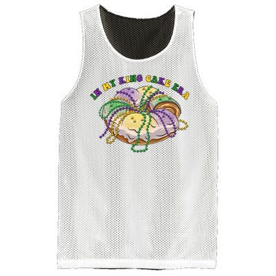 In My King Cake Era Mardi Gras Mesh Reversible Basketball Jersey Tank