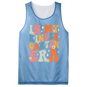 In My Kindergarten Era Groovy Back To School Kinder Teacher Mesh Reversible Basketball Jersey Tank