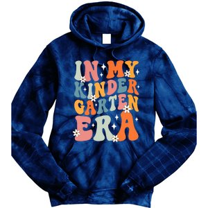 In My Kindergarten Era Groovy Back To School Kinder Teacher Tie Dye Hoodie