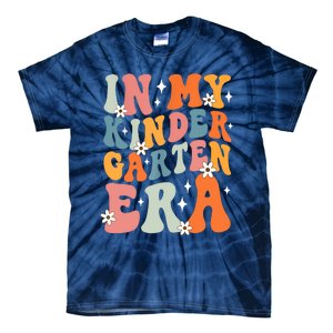 In My Kindergarten Era Groovy Back To School Kinder Teacher Tie-Dye T-Shirt