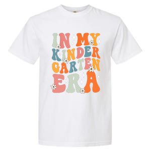 In My Kindergarten Era Groovy Back To School Kinder Teacher Garment-Dyed Heavyweight T-Shirt