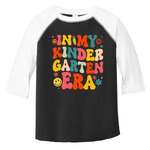 In My Kindergarten Era Retro Back To School Teacher Student Gift Toddler Fine Jersey T-Shirt