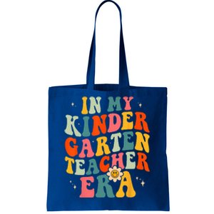 In My Kindergarten Teacher Era Kinder Groovy Retro Tote Bag