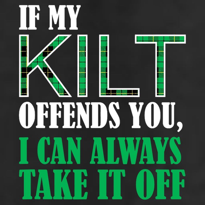 If My Kilt Offends You Funny St. Patrick's Day Cool Comfort Performance Bucket Hat