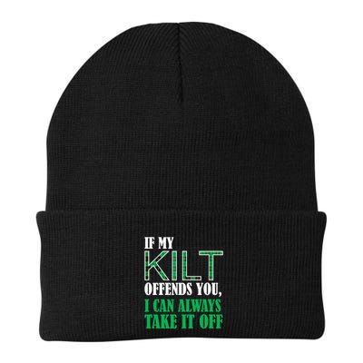 If My Kilt Offends You Funny St. Patrick's Day Beanie