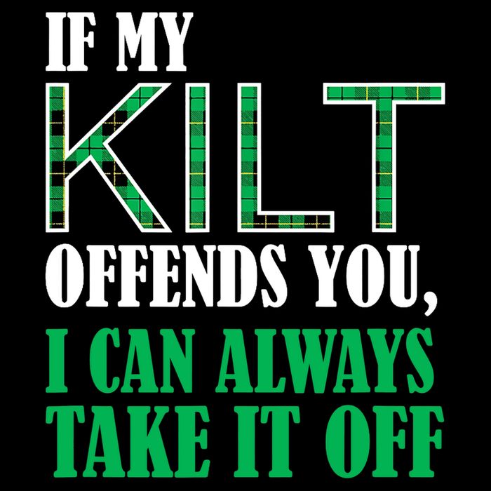 If My Kilt Offends You Funny St. Patrick's Day 16 in Basic Backpack