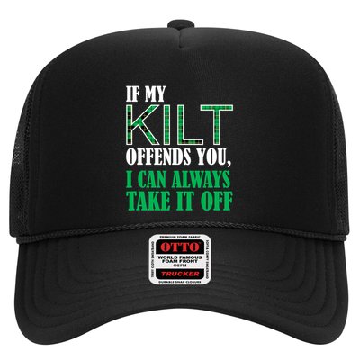 If My Kilt Offends You Funny St. Patrick's Day Trucker Hat